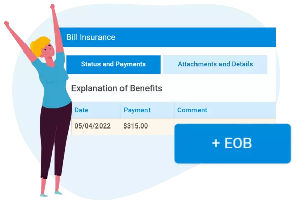 ThriveCloud Bill Insurance window with +EOB button